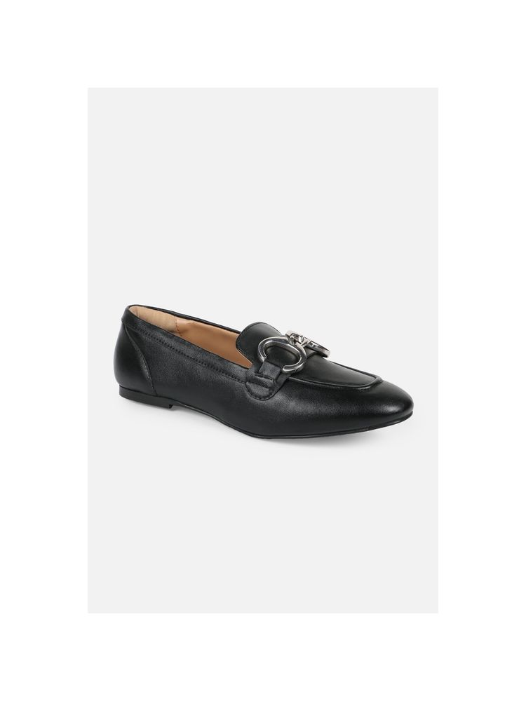 Allen Solly Women Black Casual Slip On Loafers-picture-15