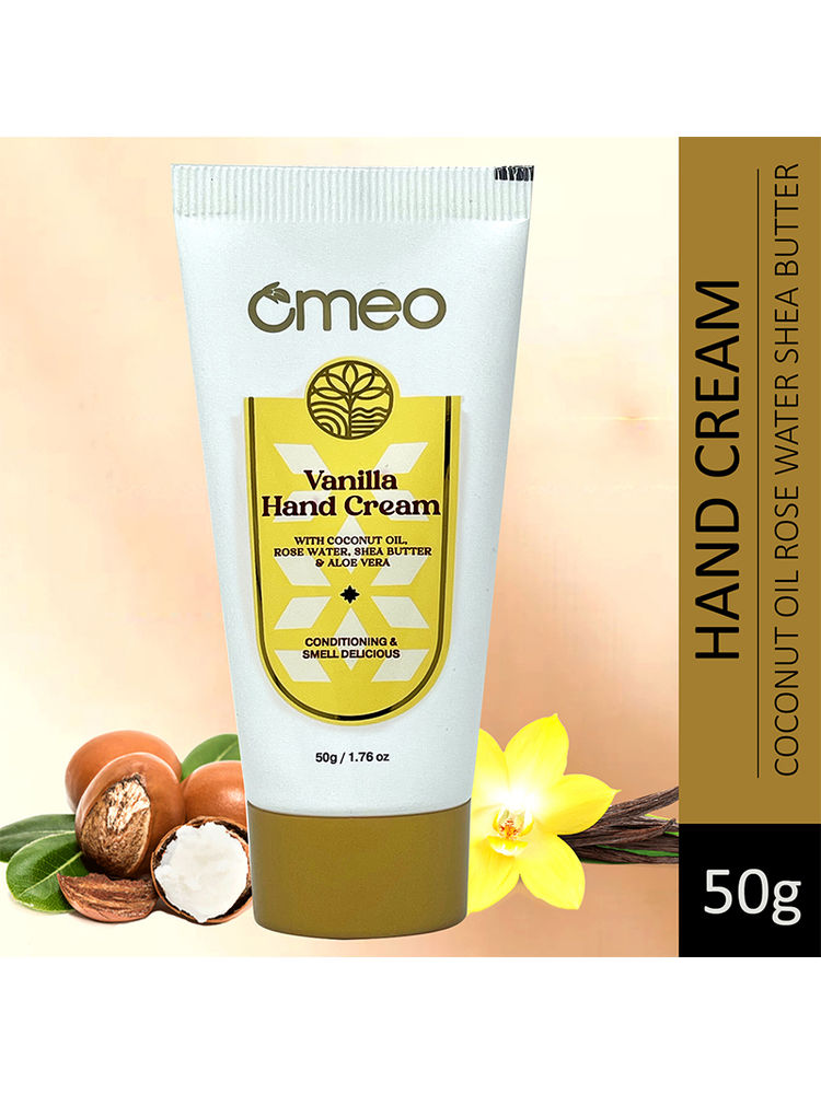 Omeo Vanilla Hand Cream - For Glowing & Hydrated Hands-picture-24