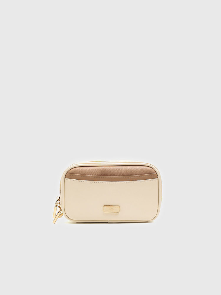 CARPISA ITALIA Women Fresia V2 Cream Colorblock Pouch (M)-picture-18