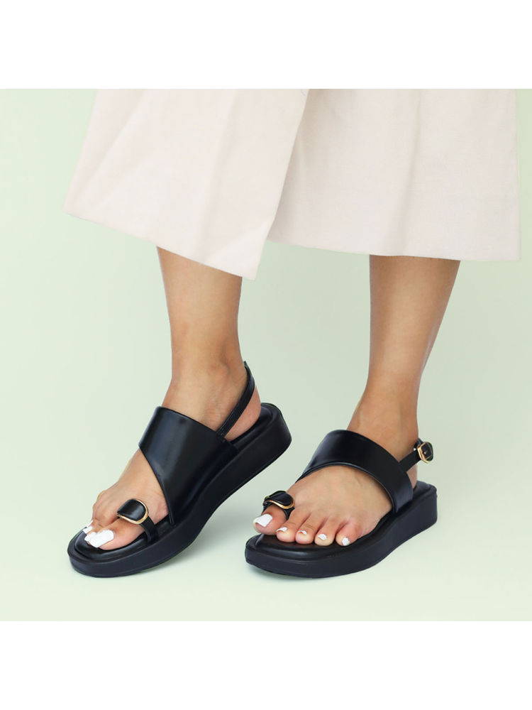 Monrow Gracey Black Sandals-picture-10