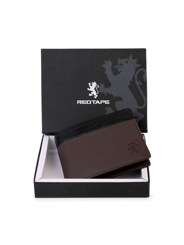 Red Tape Men Brown Leather Solid Wallet-picture-22
