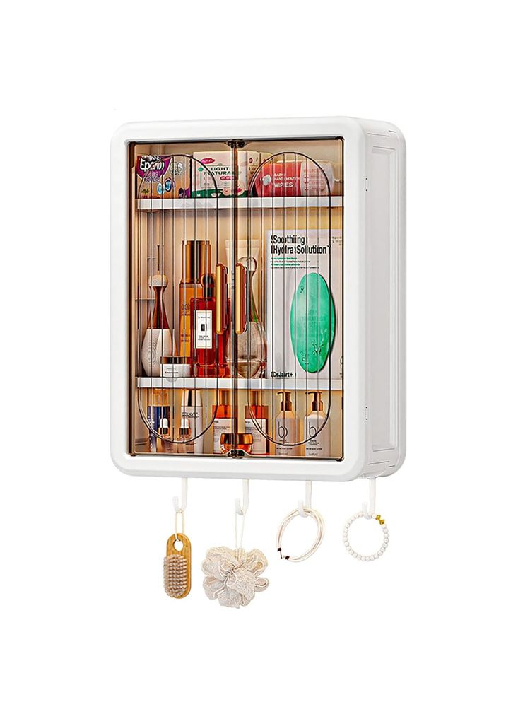 House of Quirk Wall Mounted Bathroom Storage Rack - Extra White-picture-21