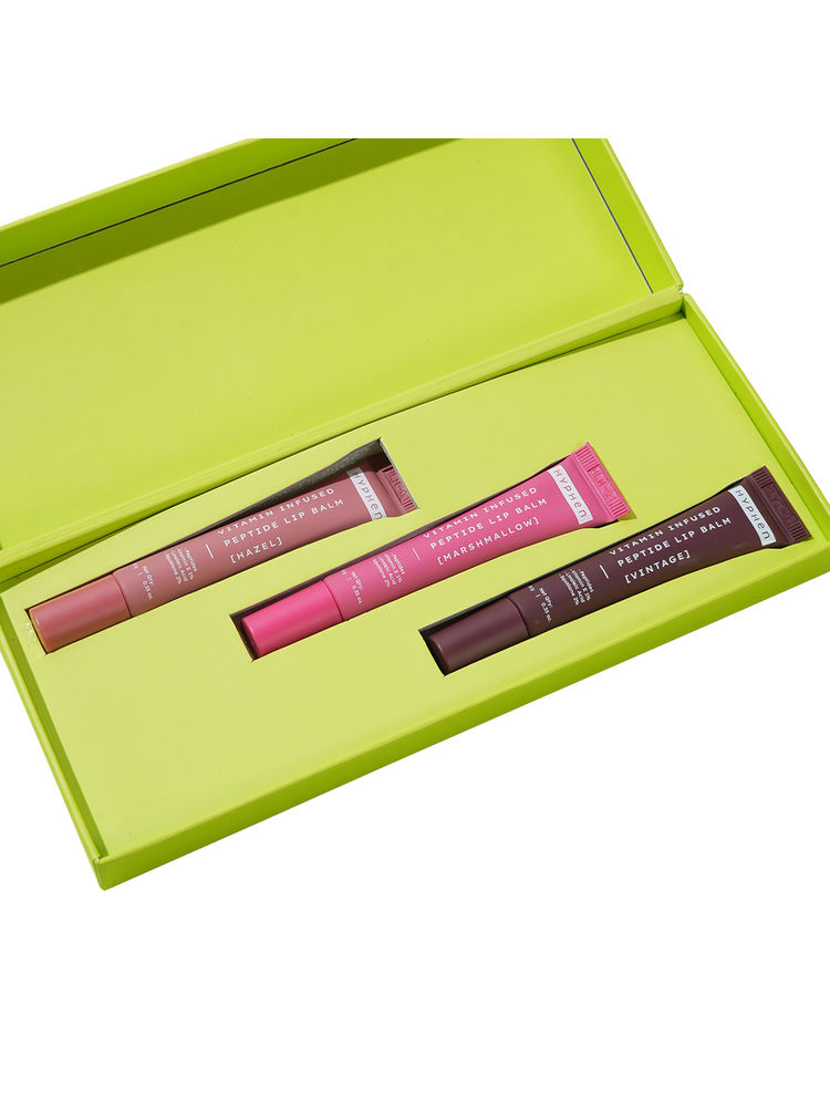 Hyphen The #JuicyLipsOrNothing Gift Kit For 24 Hrs Moisturization & Hydration 3 Tinted Lip Balms