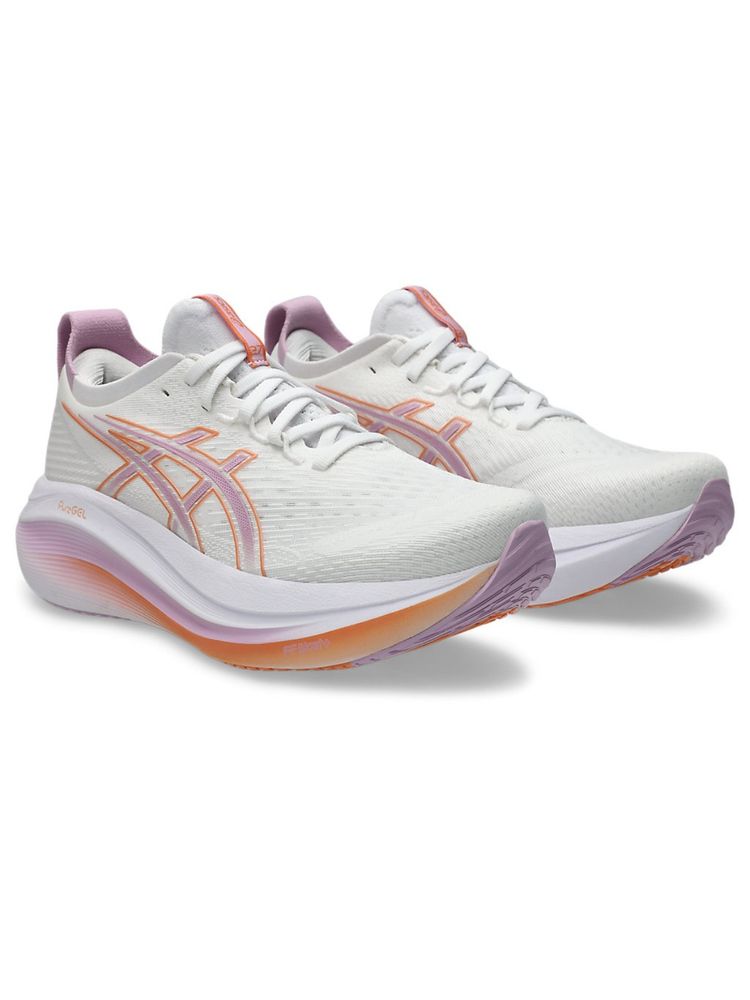 ASICS GEL-NIMBUS 27 Womens White Running Shoes-picture-30