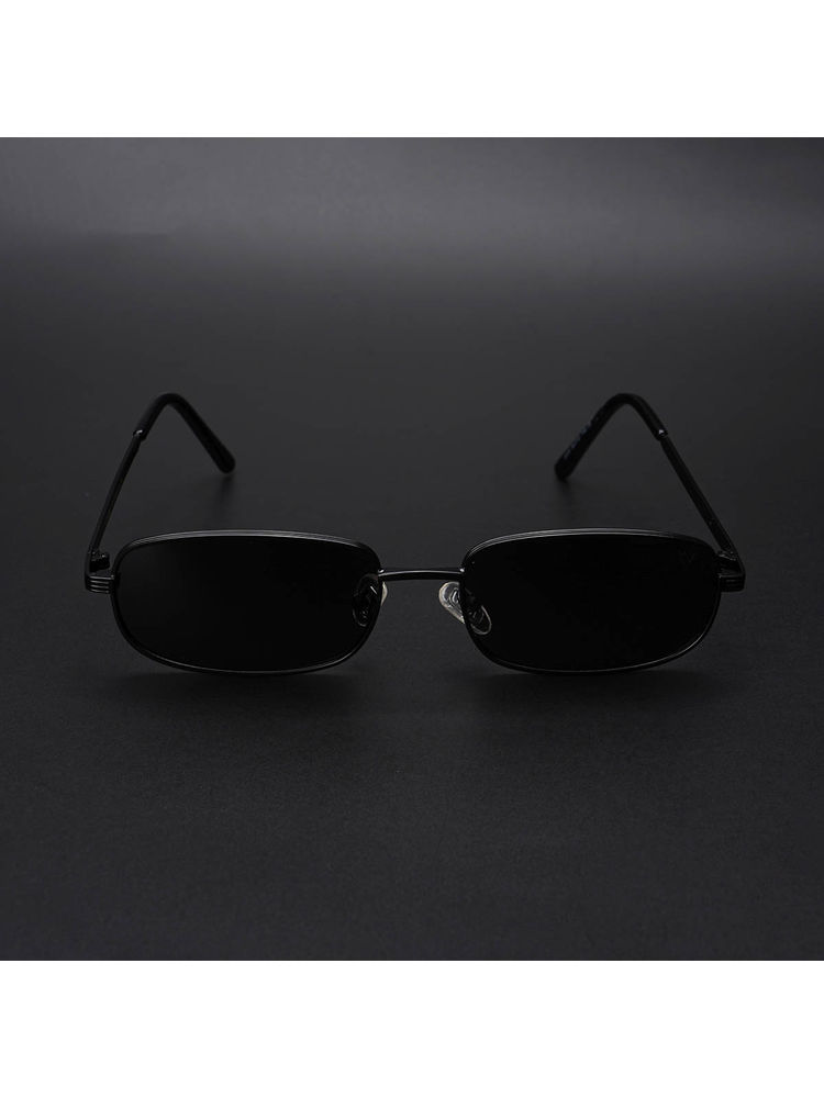 Voyage Unisex Black Lens Black Frame Rectangle Sunglasses - MG5845-picture-27