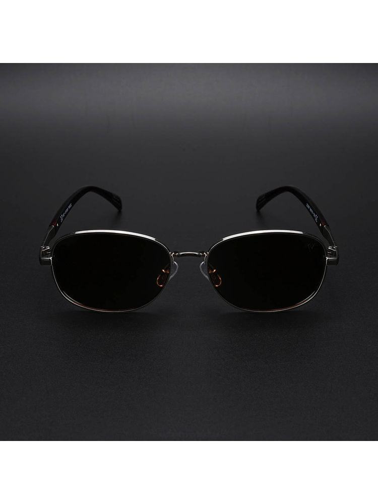 Voyage Unisex Brown Lens Silver Frame Square Sunglasses - MG5849-picture-11