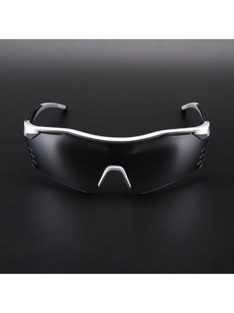 Voyage Unisex Black Lens Silver Frame Wrap Sunglasses - MG5775-image-49