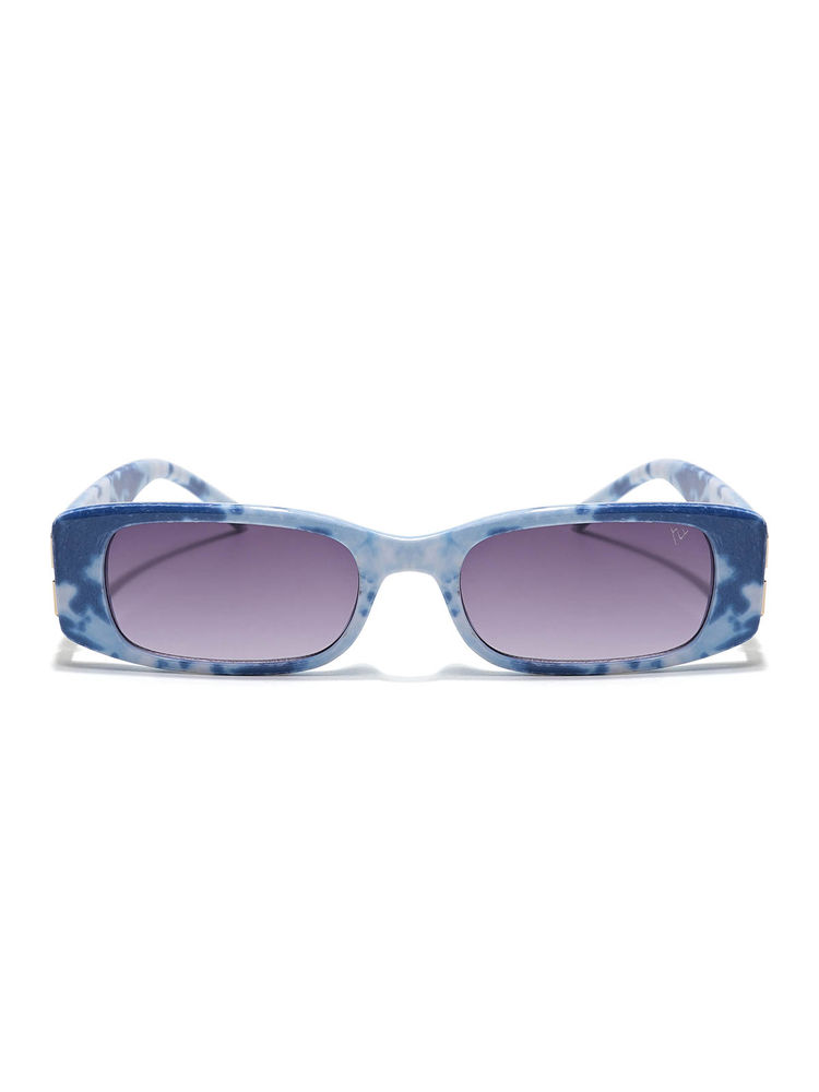 Voyage Unisex Grey Lens Blue Frame Rectangle Sunglasses - MG5809-picture-16