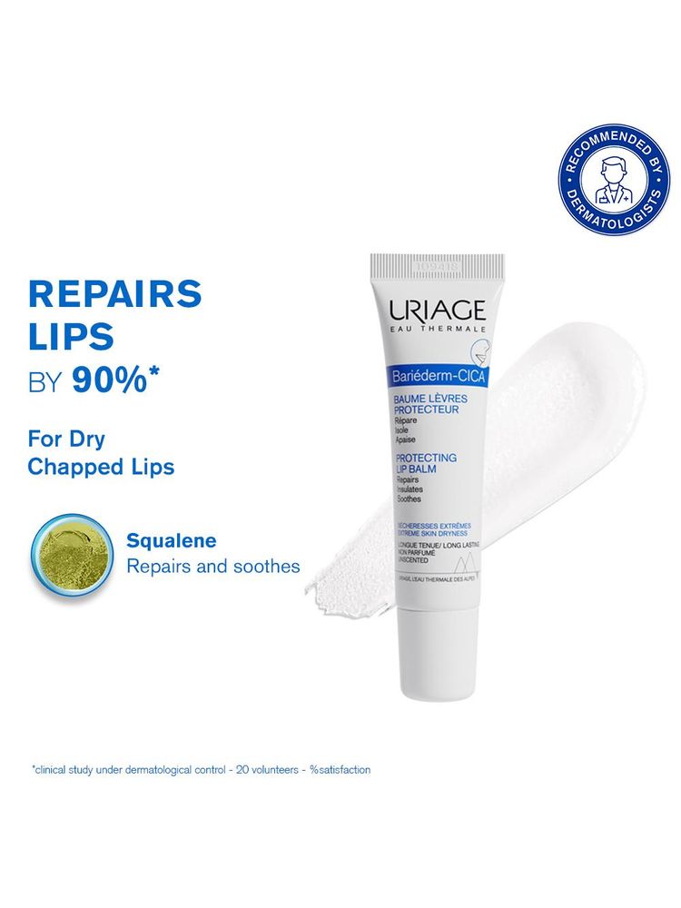 Uriage Bariederm-Cica Protecting Dermat Recommended Lip Balm Repairs Soothes Chapped Damaged Lips