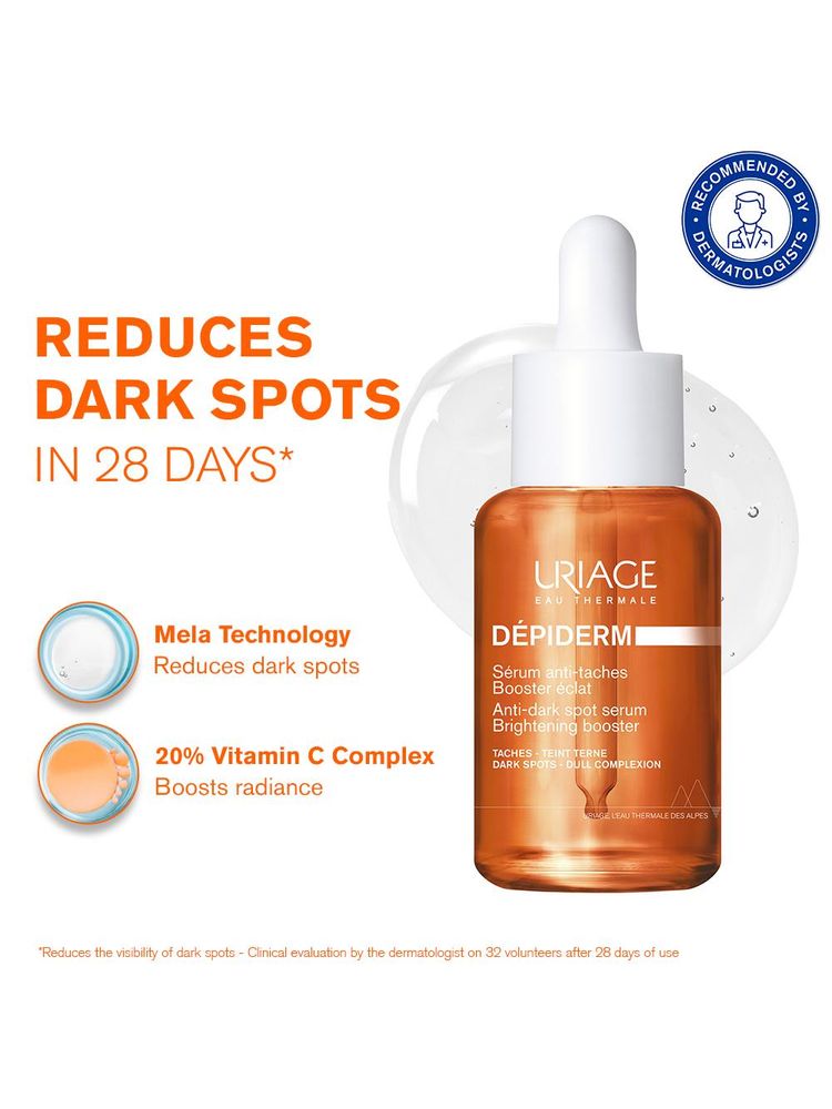 Uriage Depiderm 20% Vitamin C Anti-Dark Spot Serum Reduces Hyperpigmentation, Melasma & Dark Spots-image-14