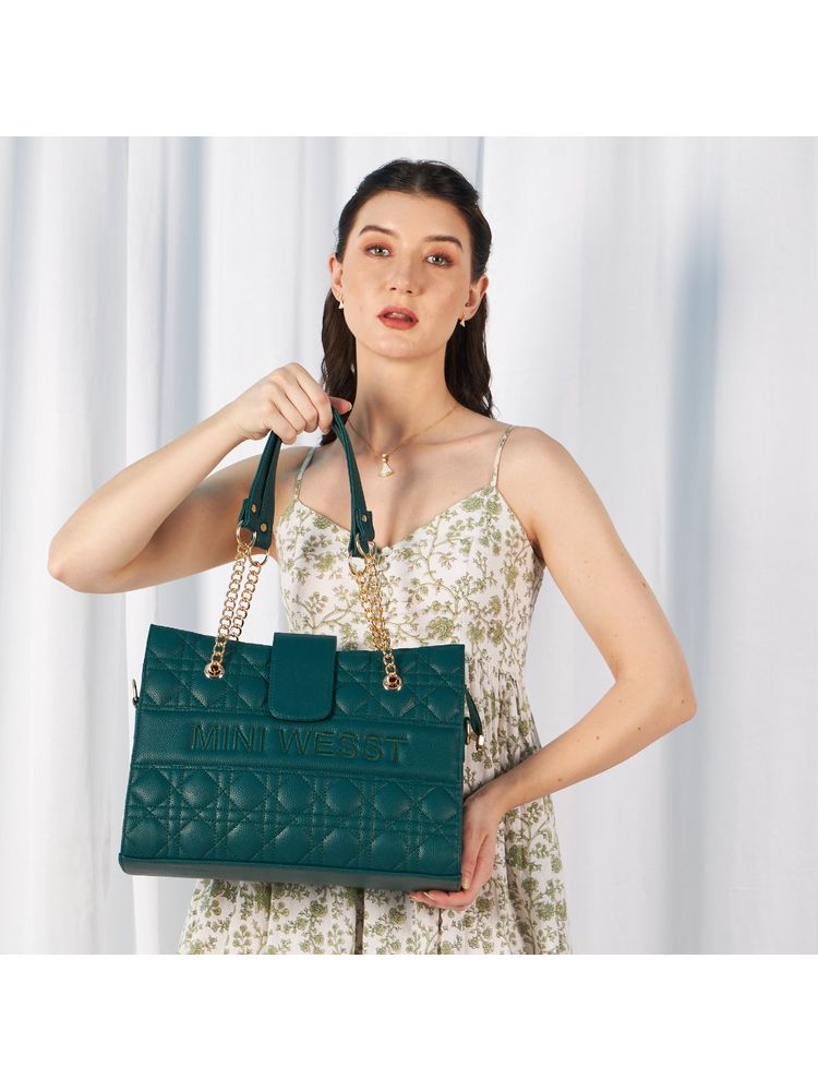 MINI WESST Signature Green Tote Bag-picture-22