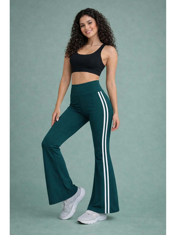 Rock Paper Scissors Bootcut Gym Green Tights-picture-19