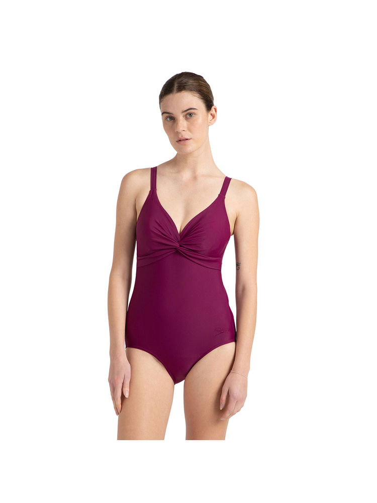 Speedo Women's Endurance10 Brigitte One Piece Swimwear - Deep Plum