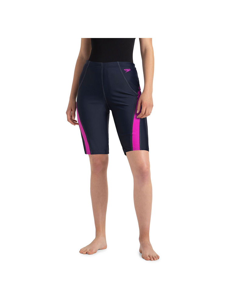 Speedo Women's Endurance10 Sport Mid Shorts - True Navy & Diva-image-35