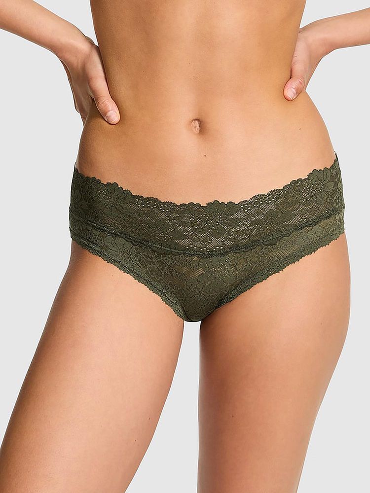 victoria's secret intimates Victoria's Secret PINK Wink Hip Hugger Panty Green-picture-34