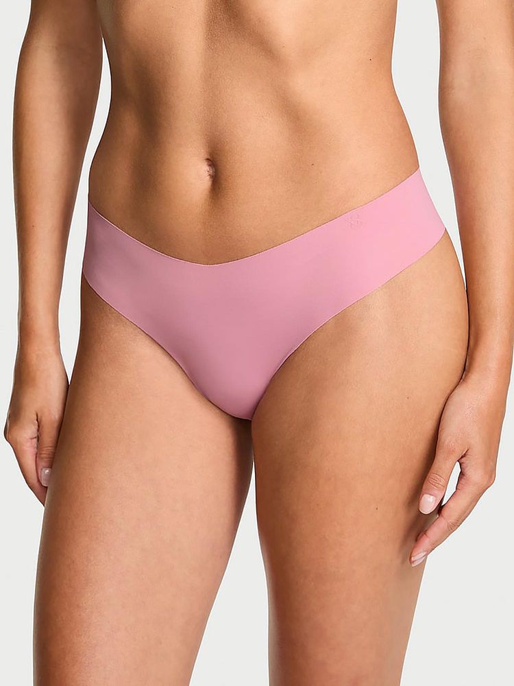 Victoria's Secret No-Show Thong Panty Pink-image-10
