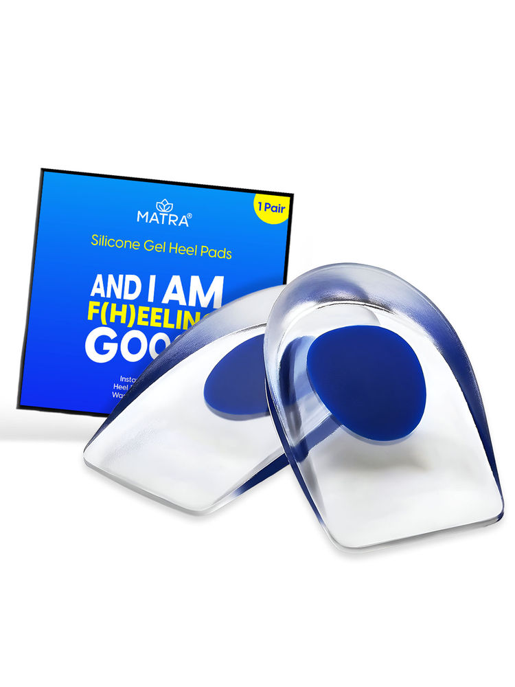 Matra Silicone Gel Heel Pads Cushion Cup Insoles for Pain Relief, Heel Support, Shoe Inserts (1 Pair)-picture-5