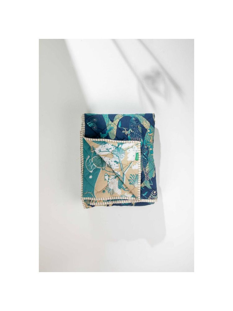 Freedom Tree Mindscape Blue Moon Cotton Quilt-image-1