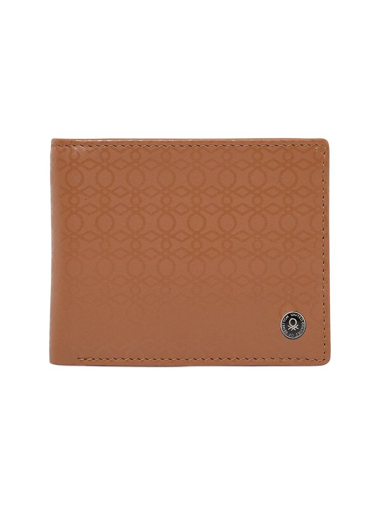 united colors of benetton fashion United Colors of Benetton Men Leather RFID 8 Card Slot Slim Fold Wallet - Tan-picture-14