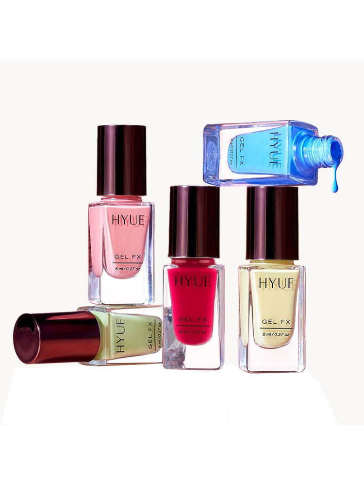 HYUE Spring Summer Pastels Gel Fx Nail Paint - Set Of 5-picture-13