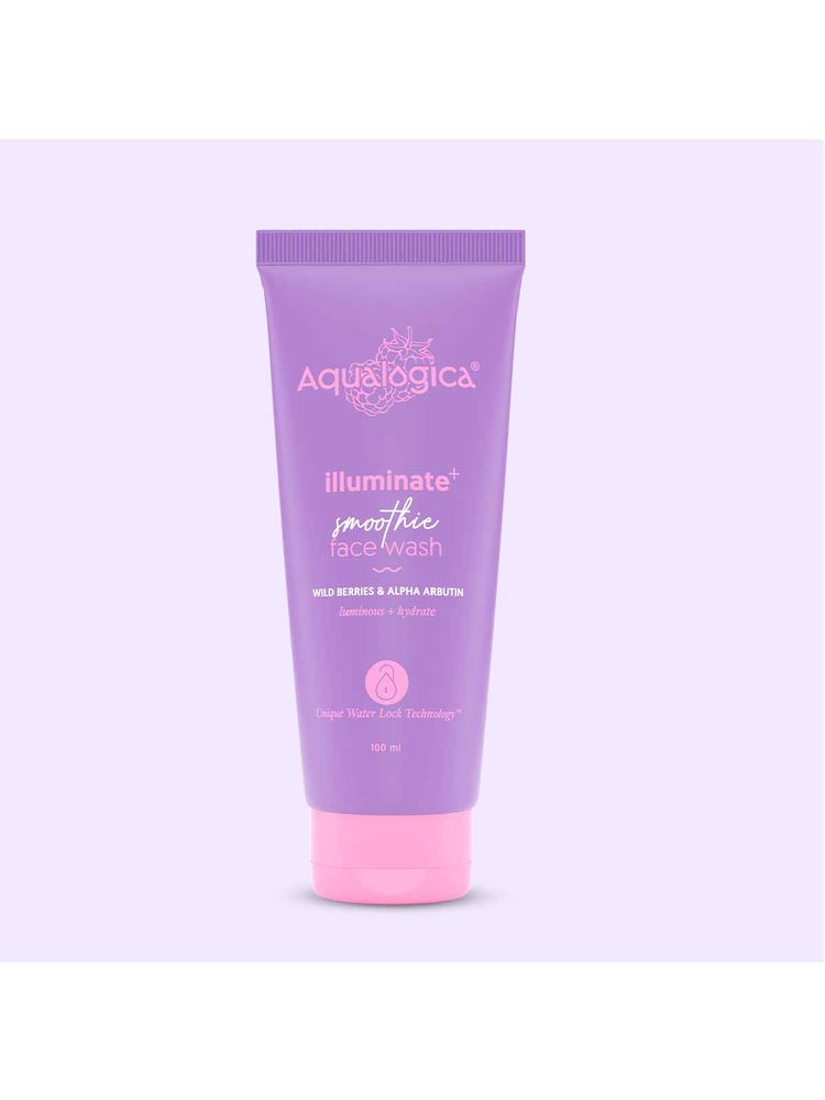 Aqualogica IIIuminate+ Smoothie Face Wash with Wild Berries & Alpha Arbutin for Luminous Glow-picture-40