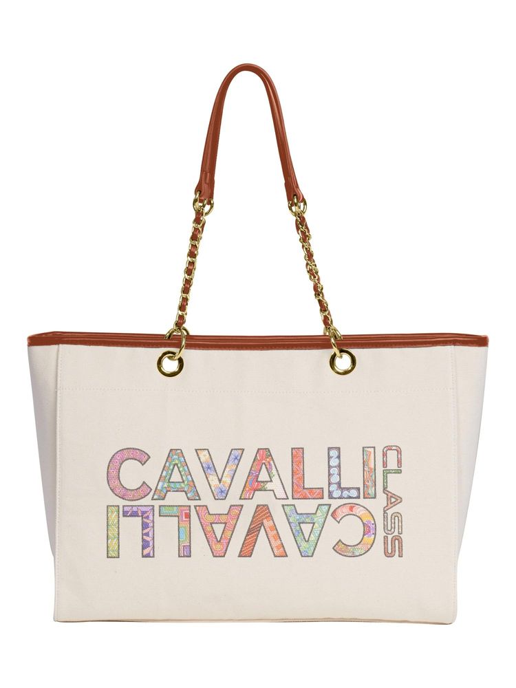 Cavalli Class Tan Synthetic Vale Tote Bag-picture-34