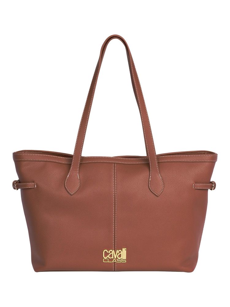 Cavalli Class Brown Synthetic Pelia Tote Bag-picture-33