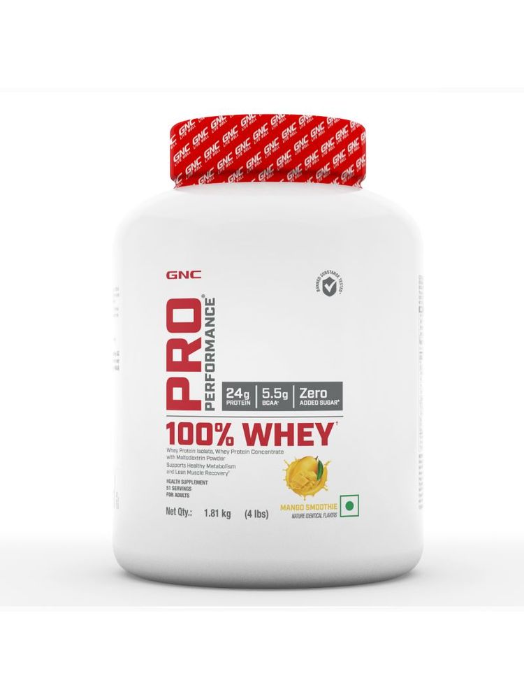 GNC Pro Performance 100% Whey Protein Powder - Mango Smoothie-picture-28