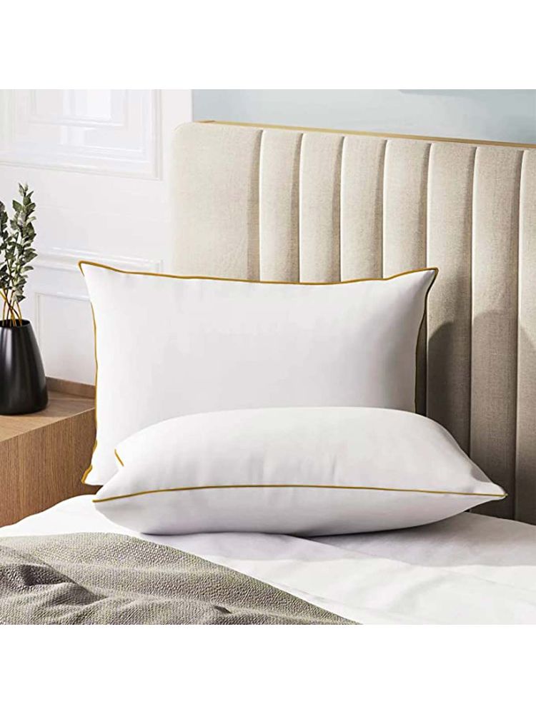 SLEEPSIA Microfiber Hotel Bed Pillow (Pack Of 2)