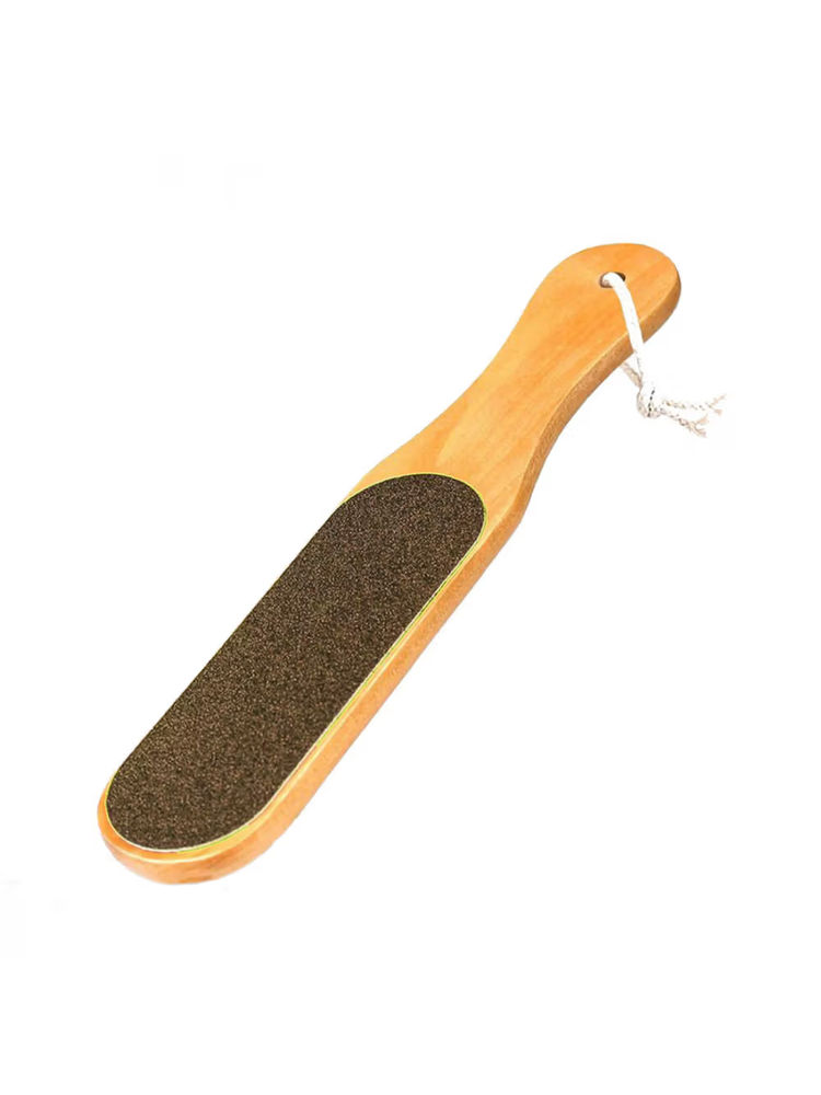 Gorgio Professional Hand/Foot Wooden Scrubber GHF0071 - (Colour May Vary)