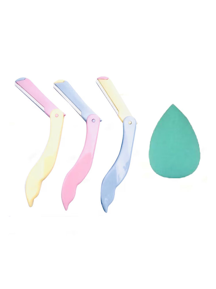 Gorgio Professional Sensitive Skin Razor with Beauty Blender (Color May Vary) (GTB008)-picture-15