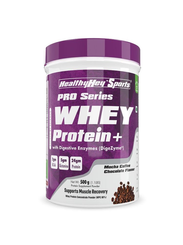 HealthyHey Nutrition Whey Protein Concentrate - Mocha Coffee Flavour-image-23