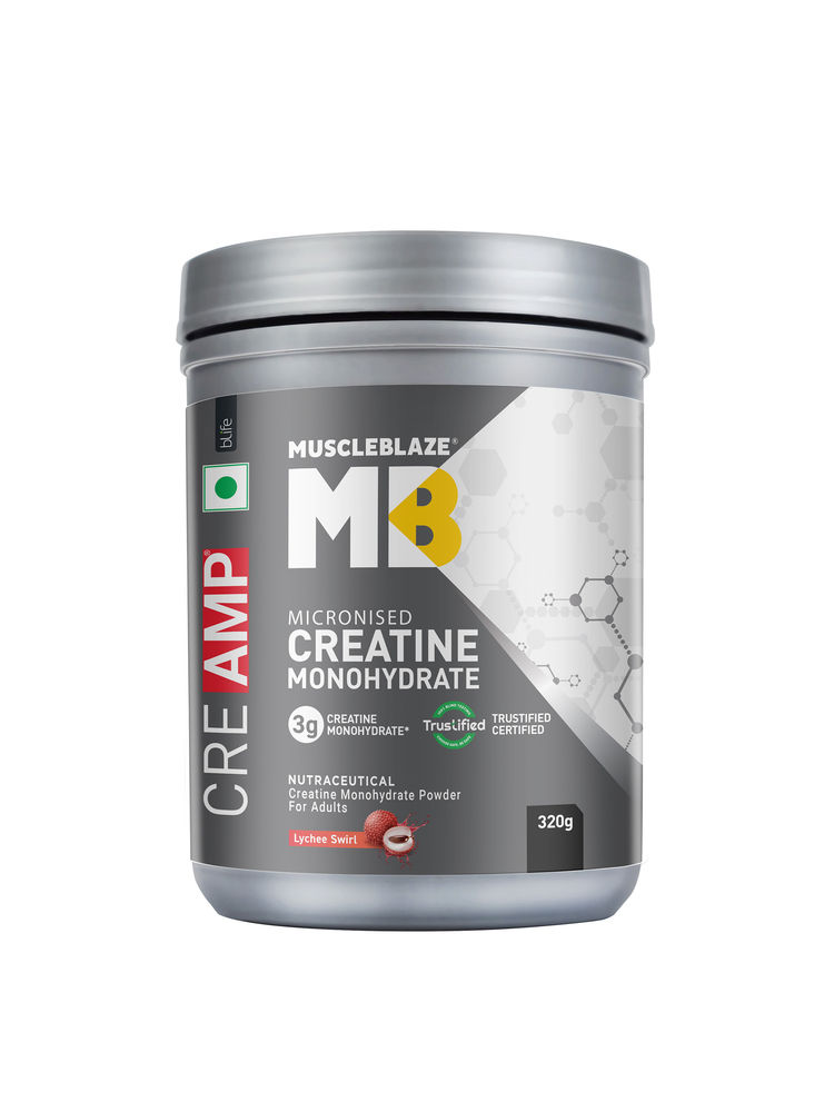 MuscleBlaze Micronised Creatine Monohydrate Creamp - Lychee Swirl