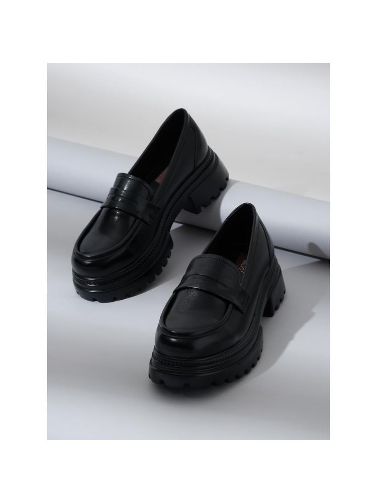 VALIOSAA Black Casual Loafers-picture-18