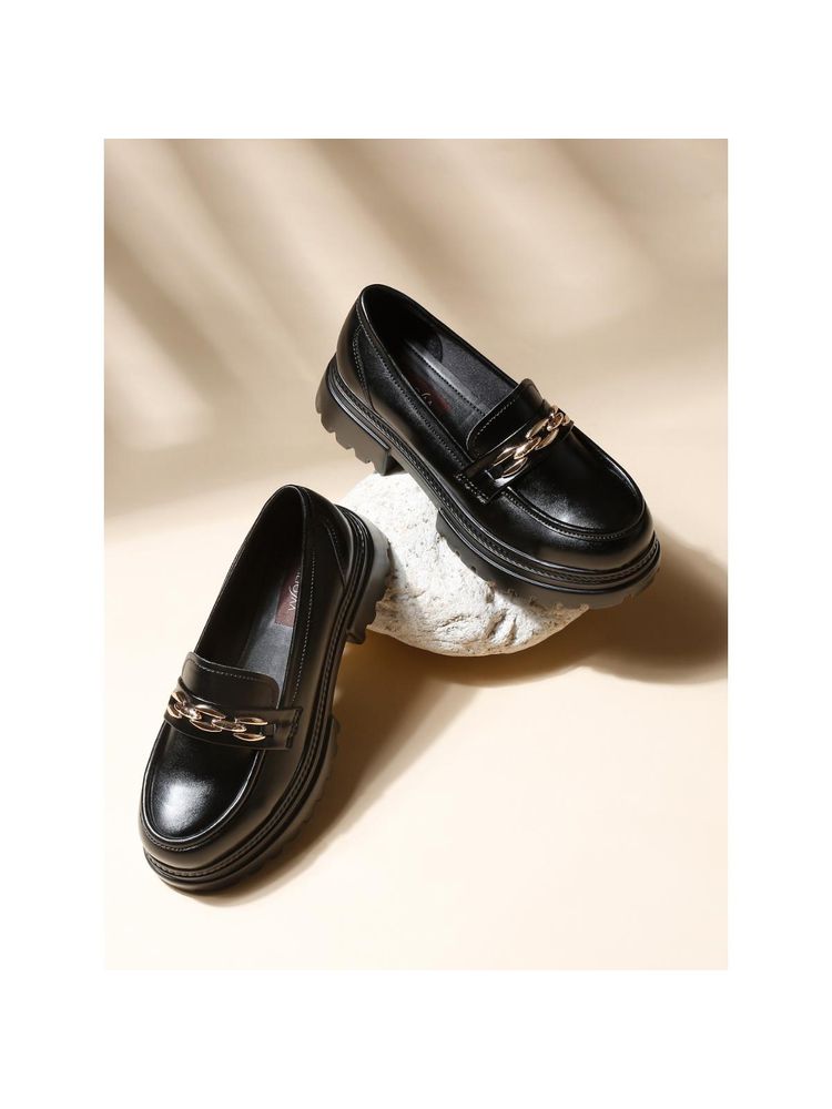 VALIOSAA Black Casual Loafers-picture-19