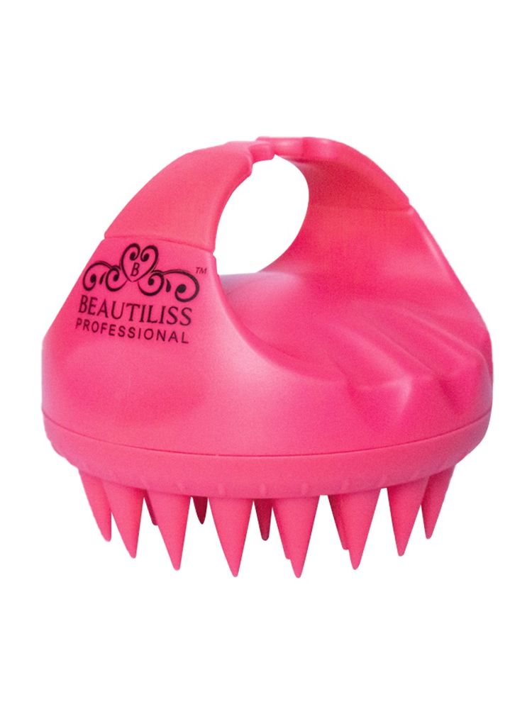 Beautiliss Pink Scalp Massager & Scrub Shampoo Brush-picture-21