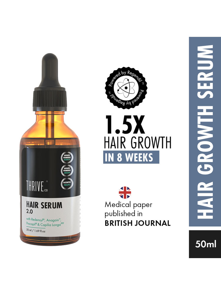 ThriveCo Hair Growth Serum with Redensyl, Rosemary, Procapil, AnaGain & Hyaluronic Acid