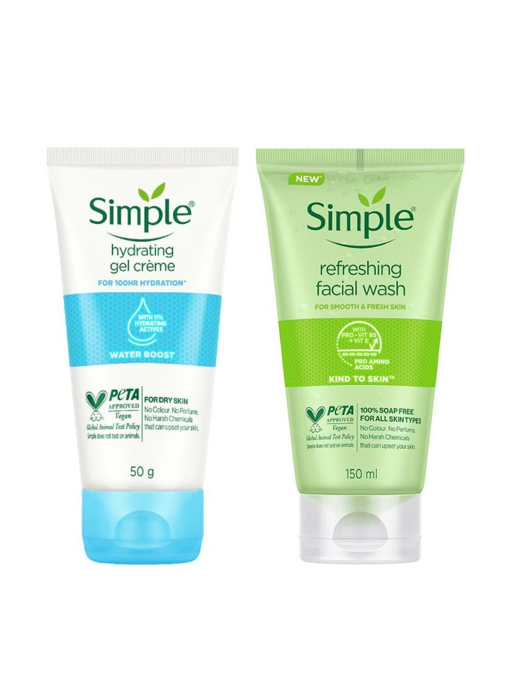 Simple Refreshing Face Combo ( Face Wash + Moisturizer)-image-47