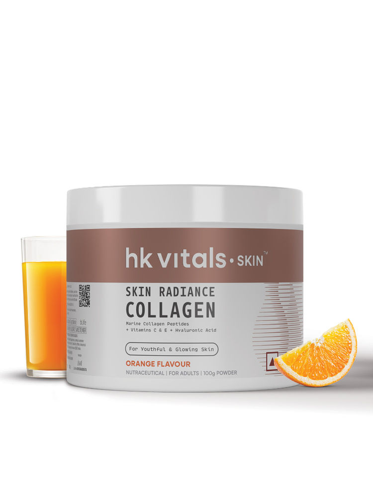 HealthKart Hk Vitals Skin Radiance Collagen Supplement With Biotin - Orange-picture-24