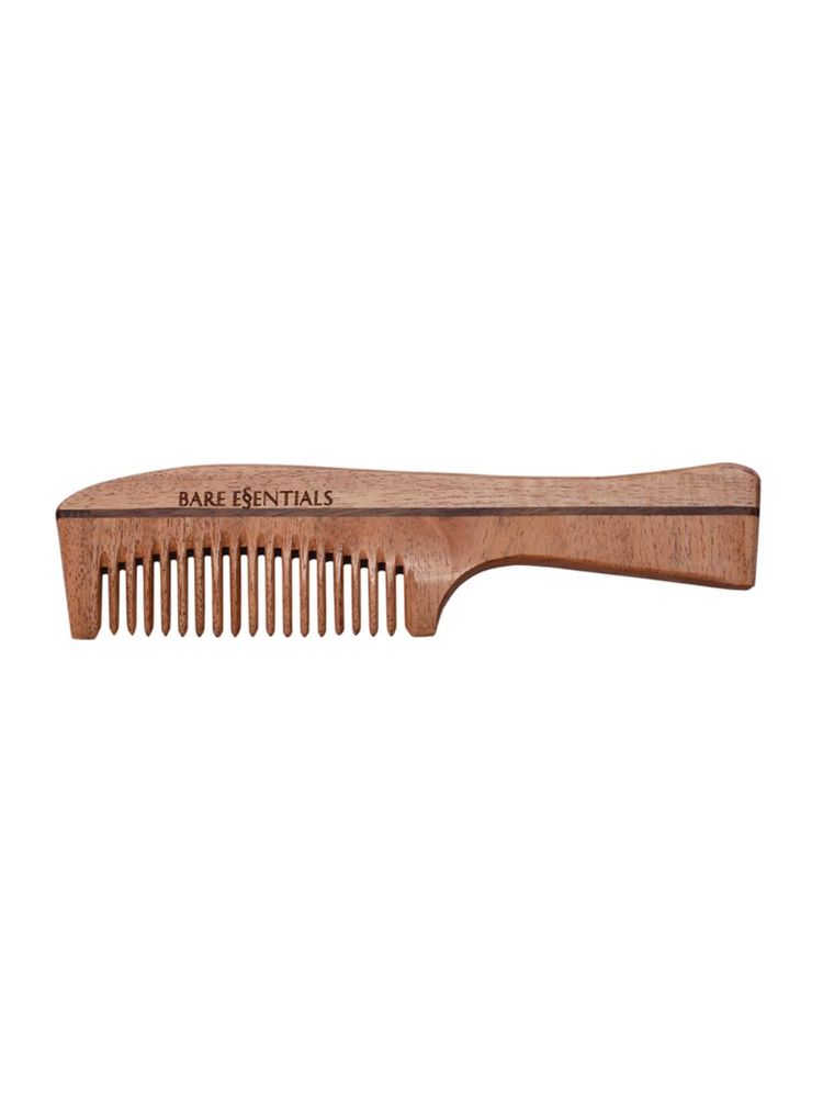 Bare Essentials Neem Handle Wood Comb