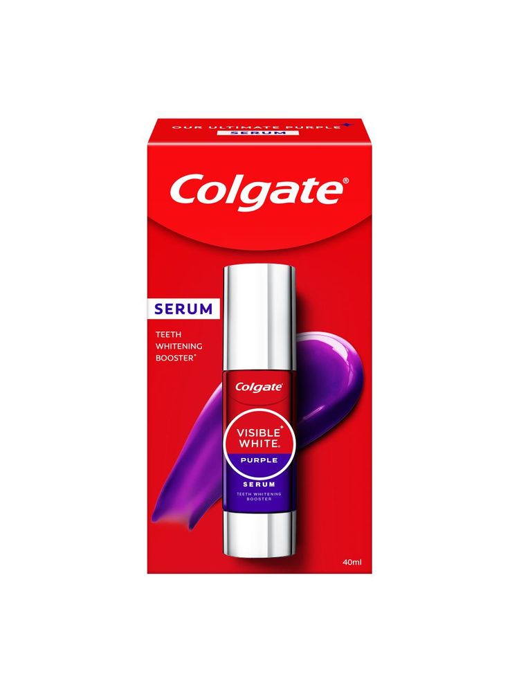 Colgate Visible White Purple Teeth Whitening Serum Mint & Yuzu Flavour
