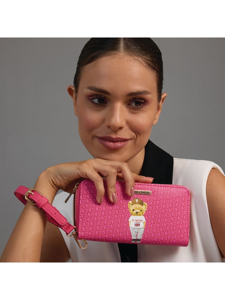 Hamster London Hot Pink Ted H Limited Edition Medium Wallet-picture-24