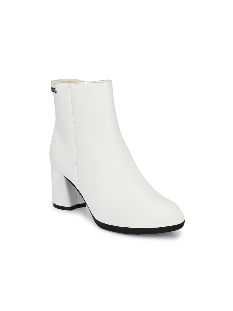 Delize Womens White Chelsea Boots-picture-23