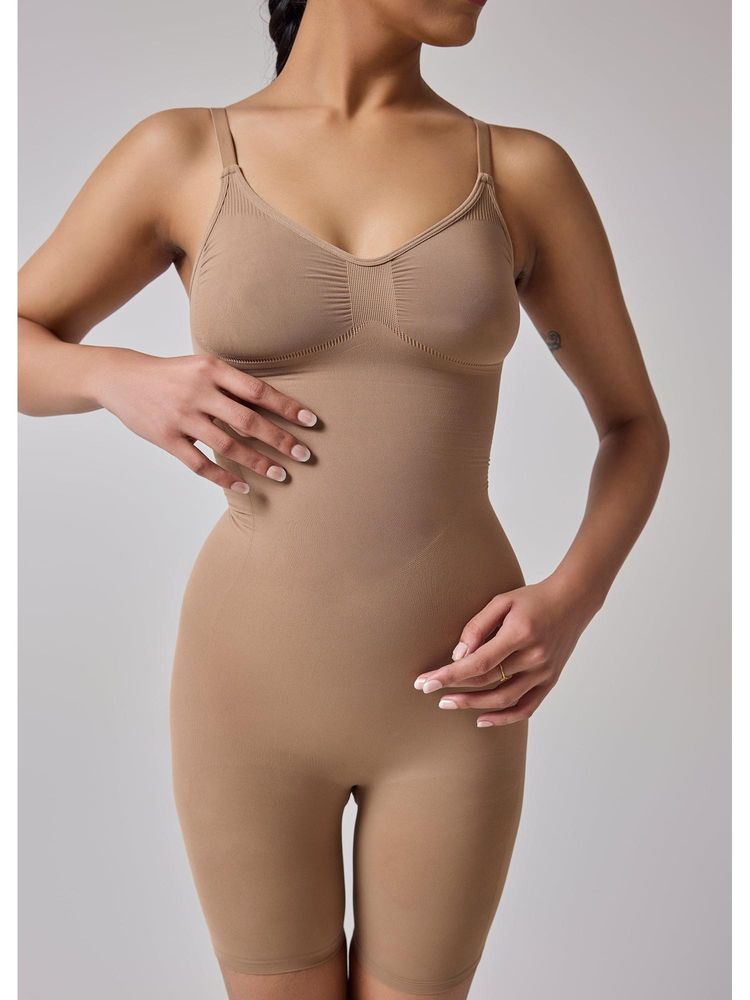 INVOGUE Intense Mid Thigh Bodyshaper - Beige-picture-29