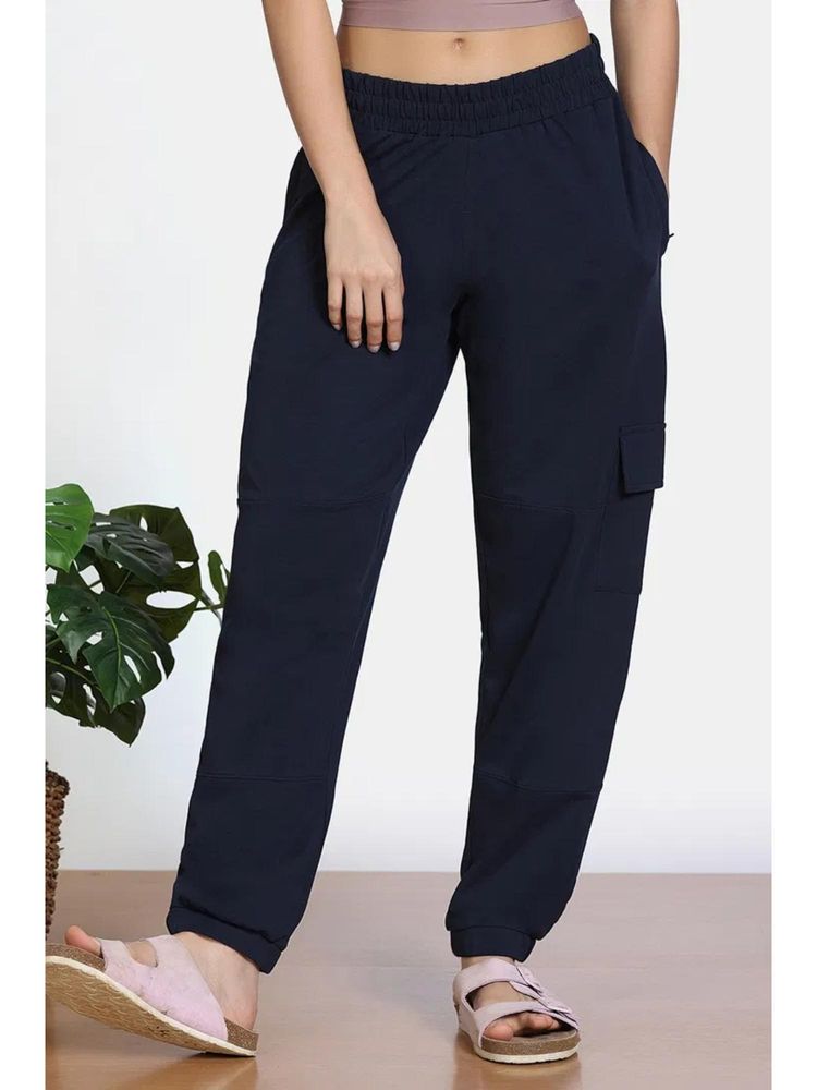 Zivame 2 Mile Fashion Knit Cotton Loungewear Bottom - Naval Academy-image-33