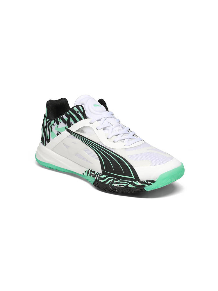 Puma Unisex Accelerate NITRO SQD UNTAMED White Badminton Shoes