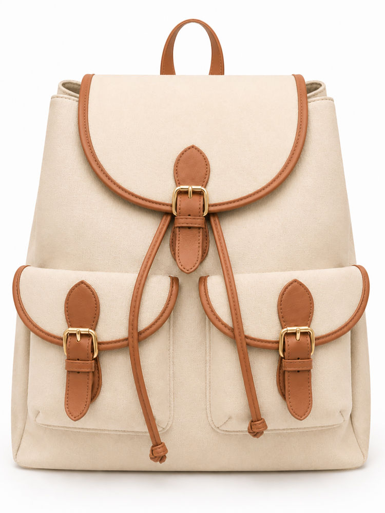 SG By Sonia Gulrajani Tan Monte Carlo Natural Backpack-picture-26