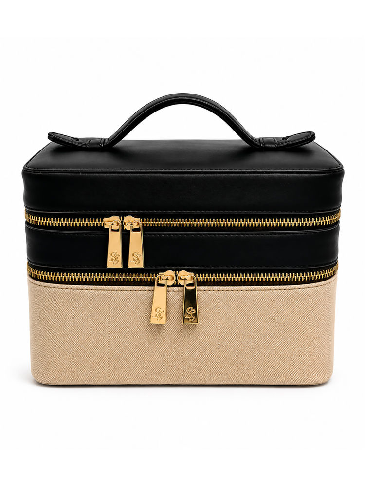 SG By Sonia Gulrajani Black Voyage Vanity Case-picture-16