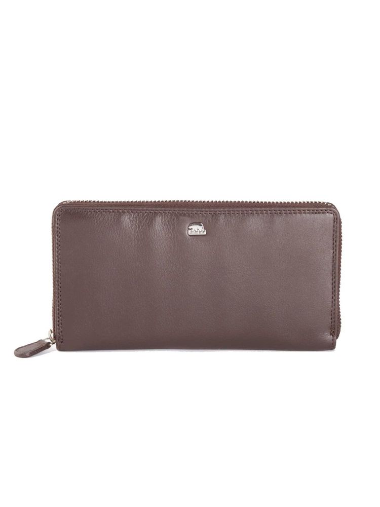 Brown Bear Women Brown Classic Collection Nappa Wallet-image-5