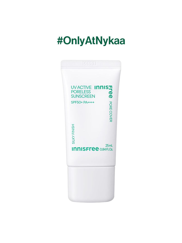 Innisfree UV Active Poreless Sunscreen SPF 50+ PA++++ For Smooth Even Toned Skin & Silky Finish-image-8